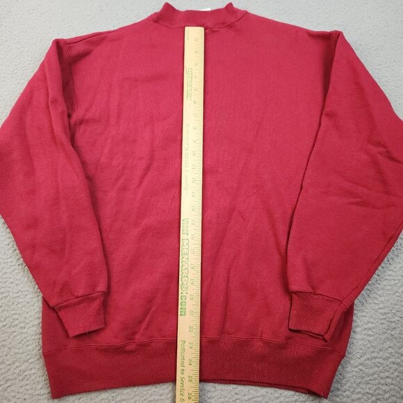 VTG Holiday Christmas Angel Sweatshirt Large Crew Sweater 90's Embroidered CUTE! - Picture 10 of 11